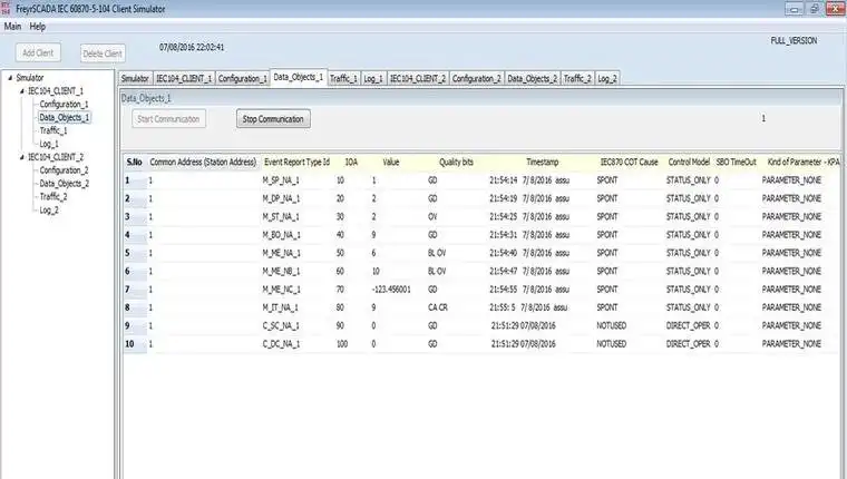 Download web tool or web app IEC 60870-5-104 Client Master Simulator  to run in Linux online