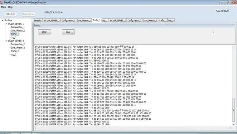 Baixe a ferramenta ou aplicativo da web IEC 60870-5-104 RTU Server Simulator