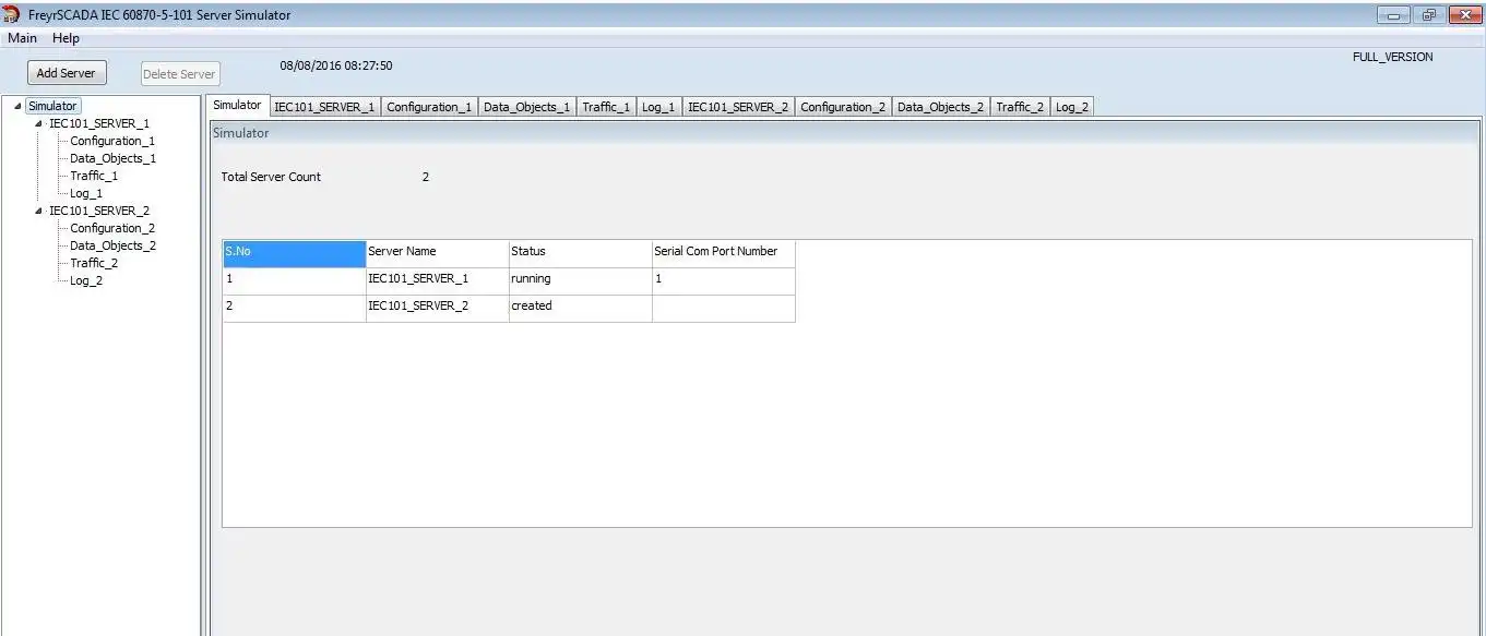 Download web tool or web app IEC 60870-5-104 RTU Server Simulator to run in Linux online