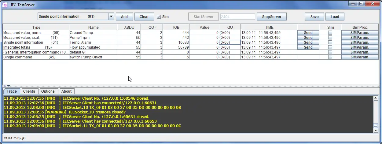 Download web tool or web app IEC Server