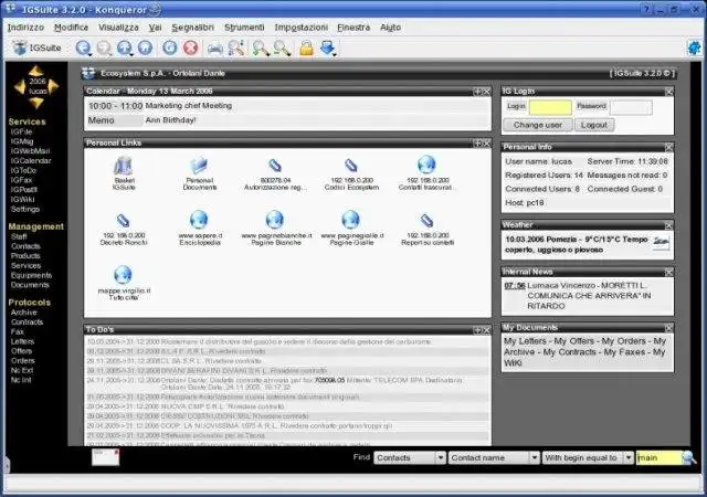 Download web tool or web app IGSuite - Integrated Groupware Suite