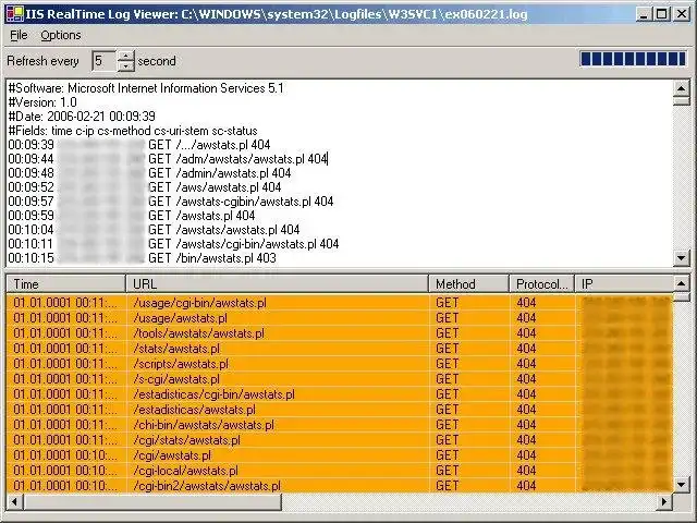 Download webtool of webapp IIS Log Viewer