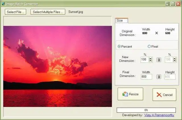 Download web tool or web app Image Batch Converter