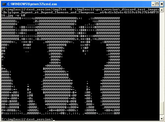 Download web tool or web app Image to Ascii Art