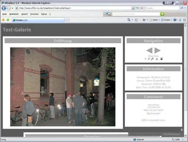 Download web tool or web app IMGallery 2