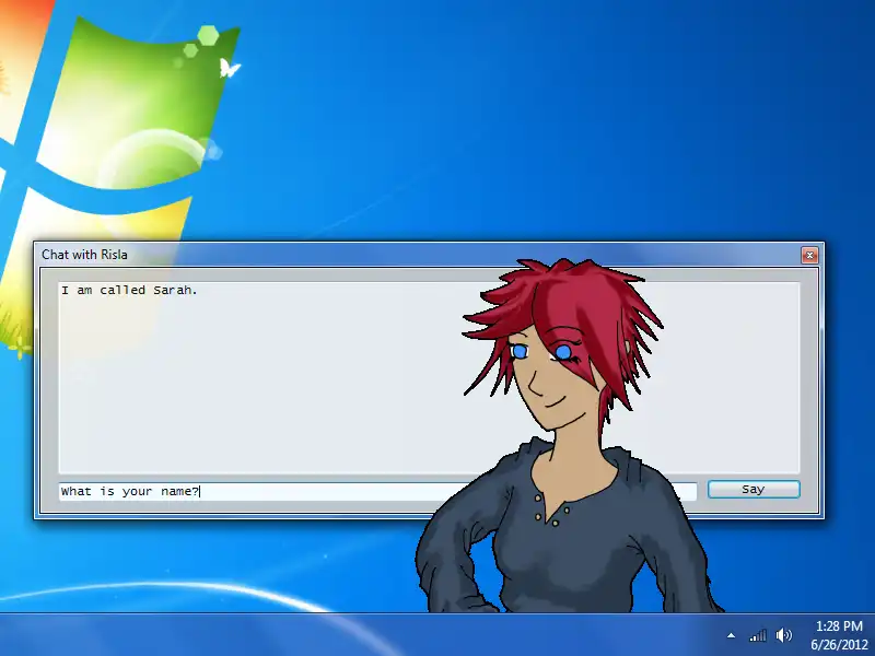 Download web tool or web app IM Sarah to run in Windows online over Linux online