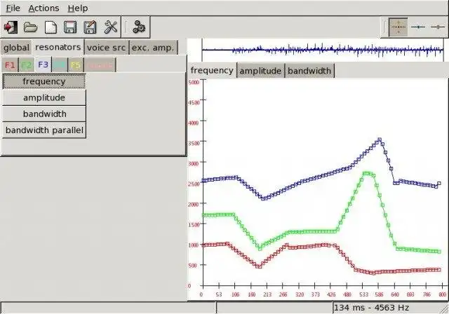 Download web tool or web app ims klatt parameter editor