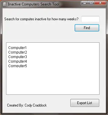 Download web tool or web app Inactive Computer Search tool