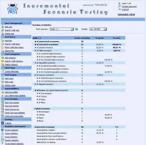 Download web tool or web app Incremental Scenario Testing Tool to run in Windows online over Linux online