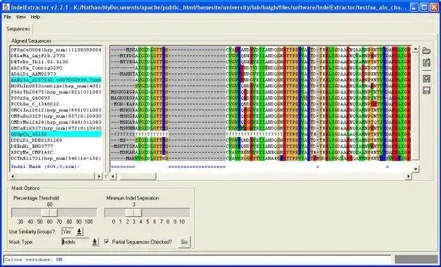 Download web tool or web app IndelExtractor