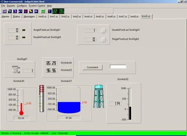 Download web tool or web app IndigoSCADA to run in Windows online over Linux online