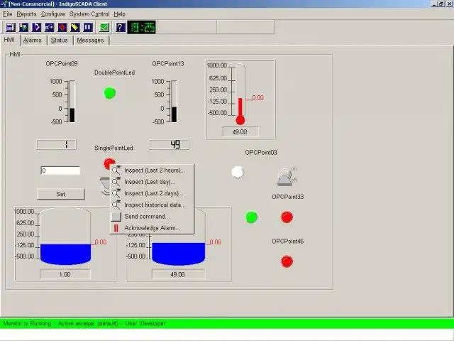 Download web tool or web app IndigoSCADA to run in Windows online over Linux online