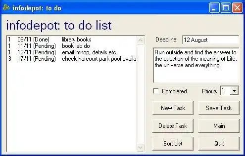 Download web tool or web app infodepot