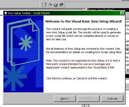 Download web tool or web app Inno Setup Toolbar Addin for VB 6.0 IDE