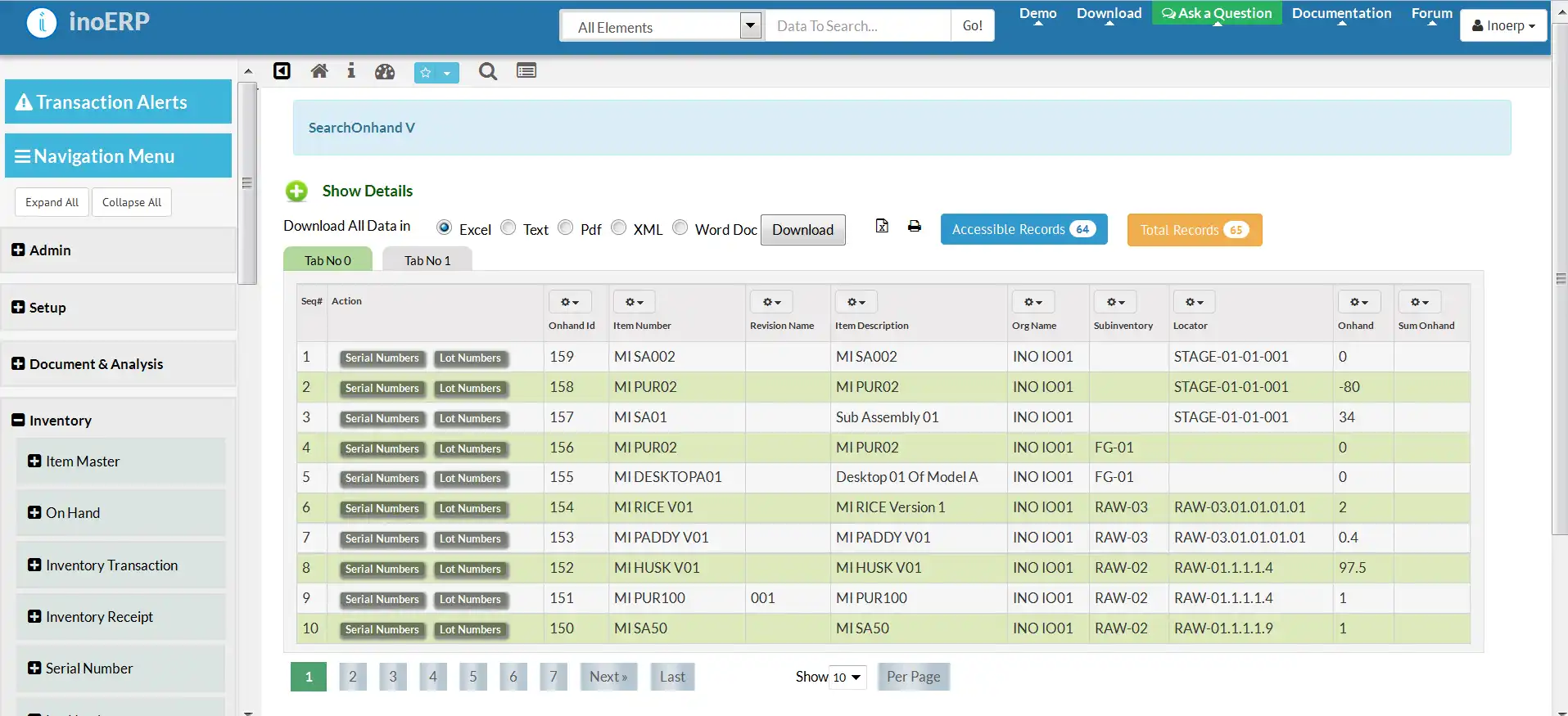 Download web tool or web app inoERP Download web tool or web app inoERP