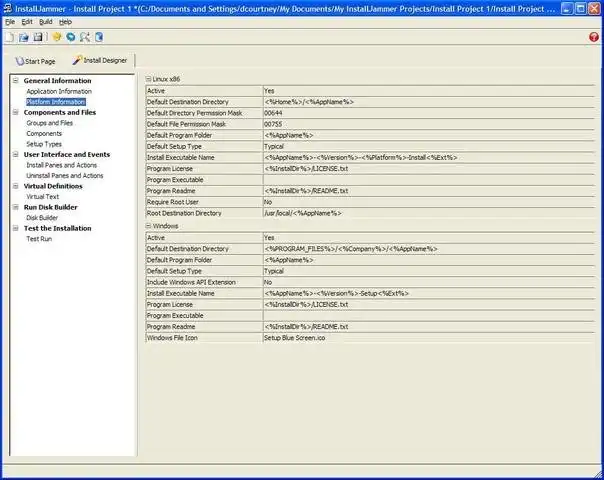 Download web tool or web app InstallJammer