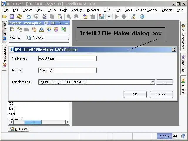 Download web tool or web app IntelliJ File Maker