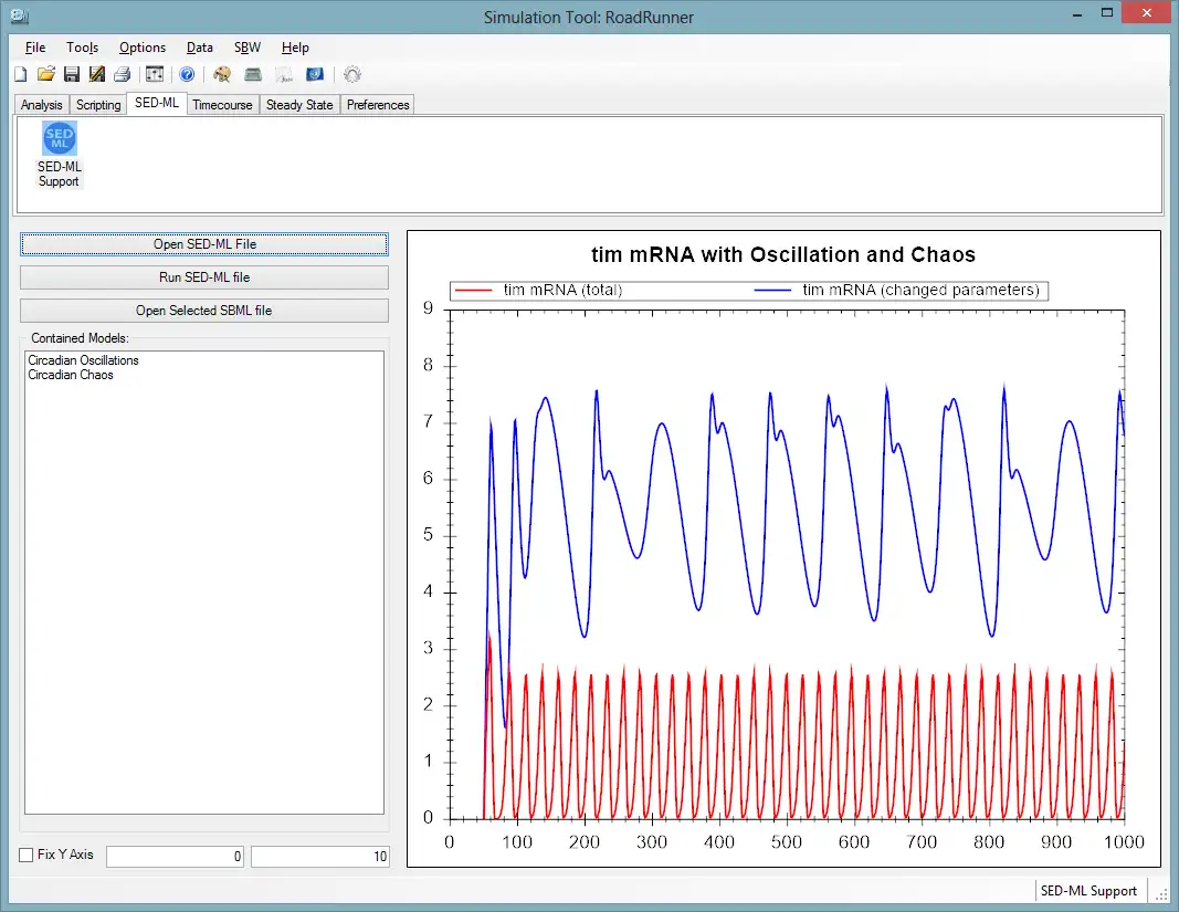 Download web tool or web app Interactive SBML Simulation Tool  to run in Linux online