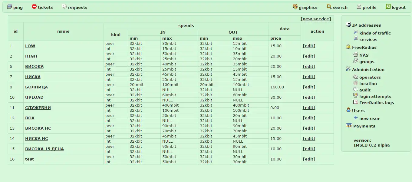 Download web tool or web app Internet Management System for LAN Users