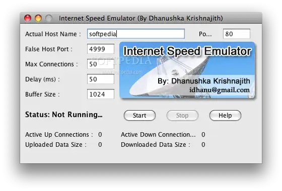 Download web tool or web app Internet Speed Emulator