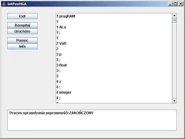 Download web tool or web app Interpreter Pascal Mariusz Grzesiek Arek