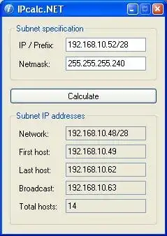 Download web tool or web app IPcalc.NET