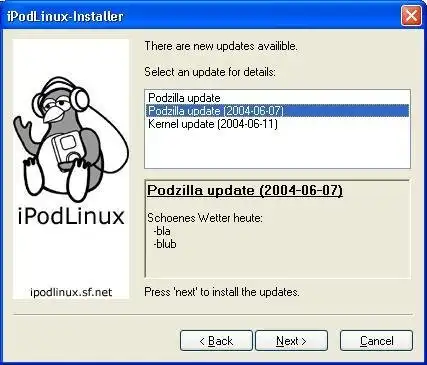 Download web tool or web app ipodlinux-installer