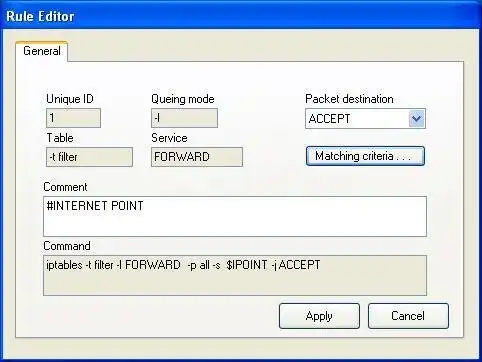 Download web tool or web app IpTables Front End - IpTablesFE