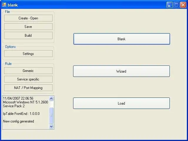 Download web tool or web app IpTables Front End - IpTablesFE