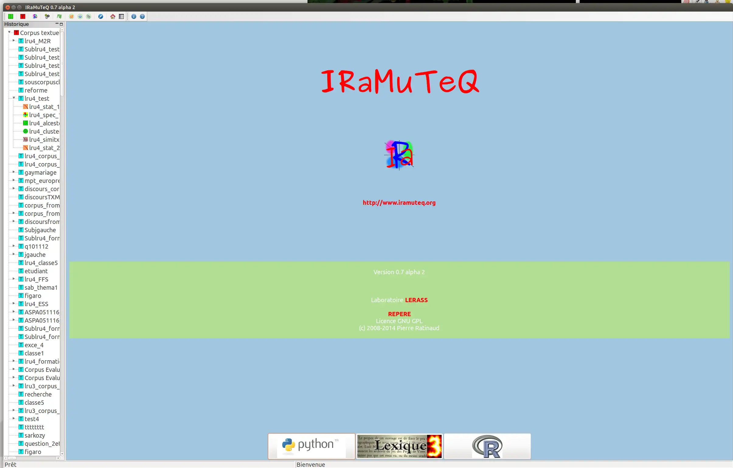 Download web tool or web app iramuteq