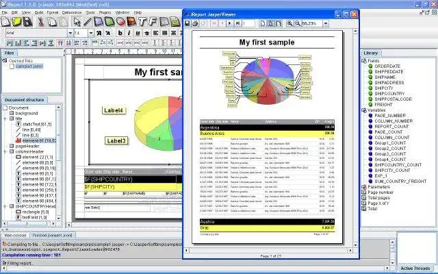 Download web tool or web app iReport-Designer for JasperReports