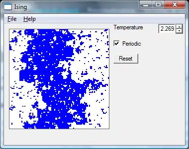 Download web tool or web app Ising model