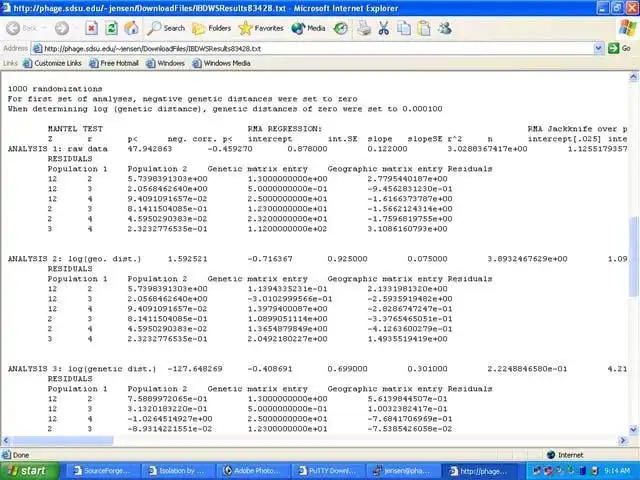 Download web tool or web app Isolation by Distance on the Web