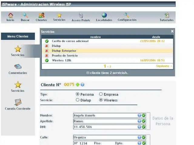 Download web tool or web app ISPware - Administracion de Wireless ISP