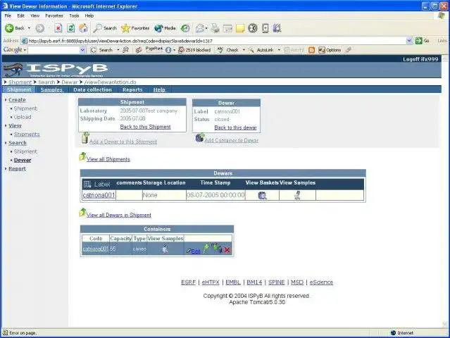 Download web tool or web app ISPyB to run in Linux online