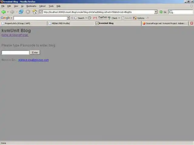 Download web tool or web app J2ME Testing Platform