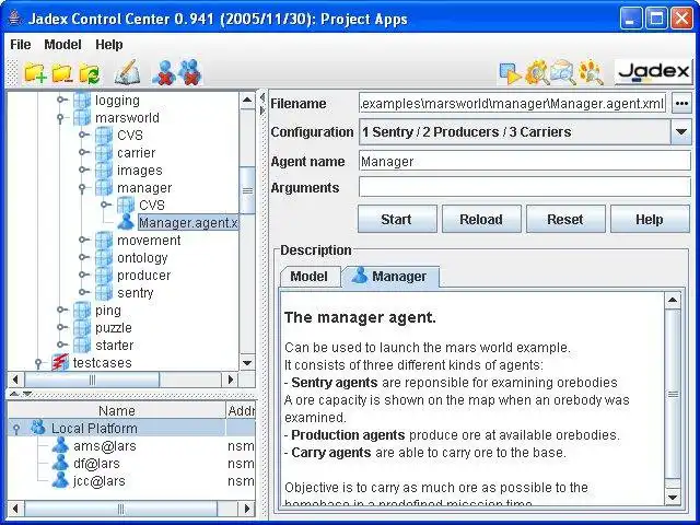 Download web tool or web app Jadex BDI Agent System to run in Windows online over Linux online