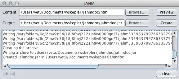 Download web tool or web app JAHM