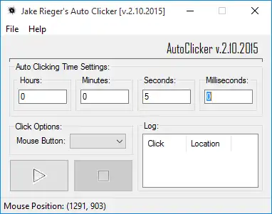 Download web tool or web app Jake Riegers Auto Clicker