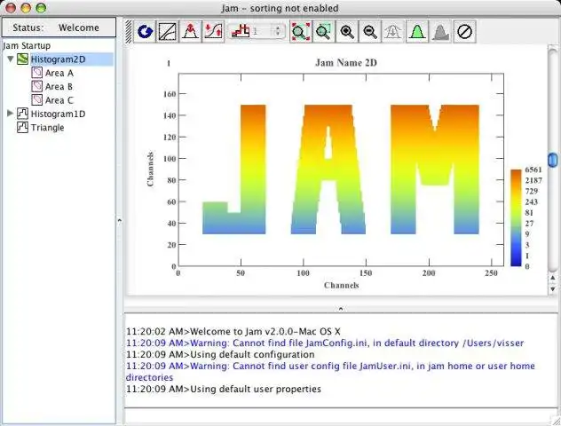 Download web tool or web app Jam--Nuclear Physics Data Acquisition to run in Linux online