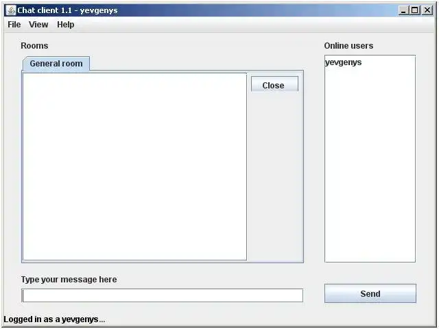 Download web tool or web app Java-Chat