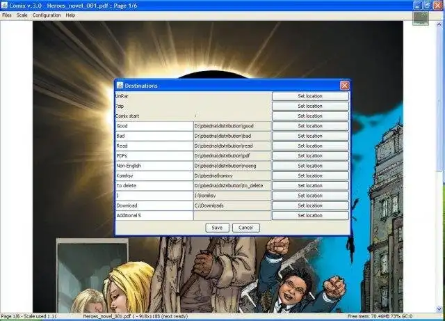 Download web tool or web app Java-Comix