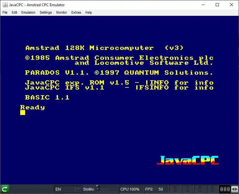 הורד כלי אינטרנט או אפליקציית אינטרנט JavaCPC Desktop - Java CPC Emulator