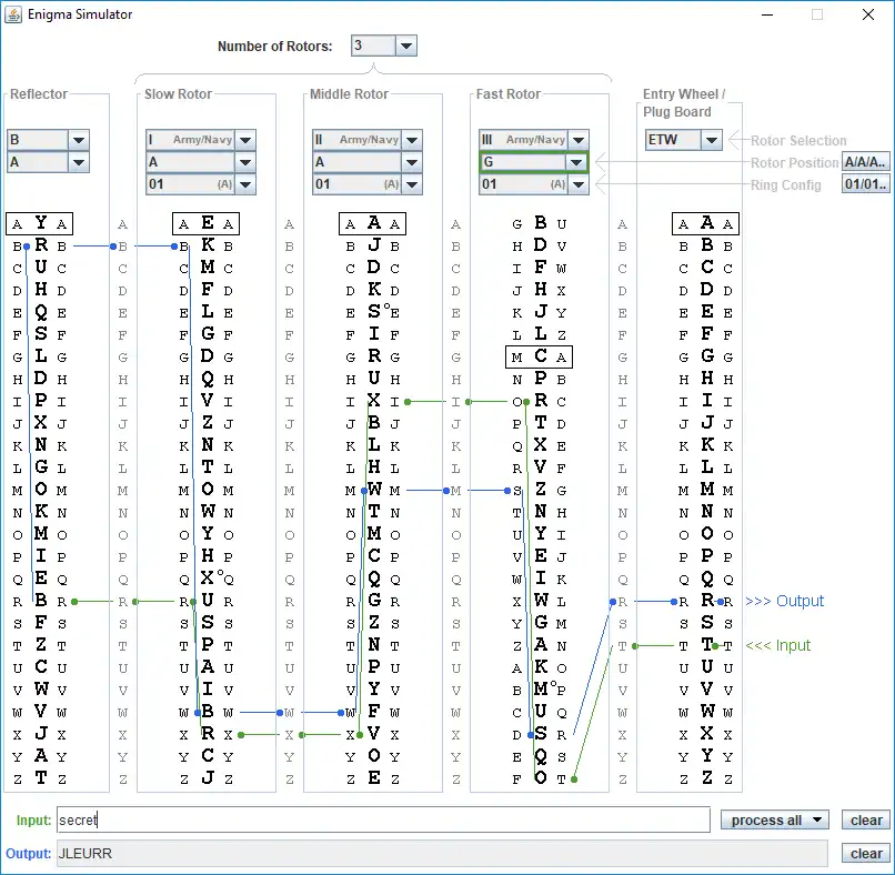 Download web tool or web app Java-Enigma