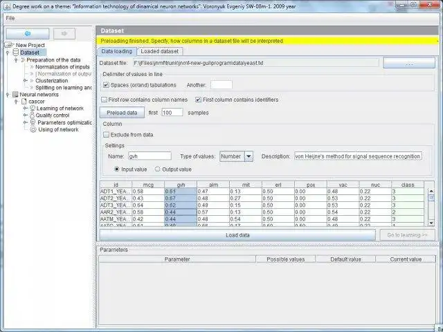 Download web tool or web app Java Neural Modeling Framework new GUI to run in Windows online over Linux online