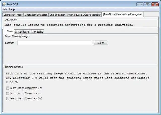 Download web tool or web app Java OCR