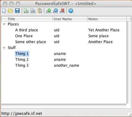 Download web tool or web app Java PasswordSafe