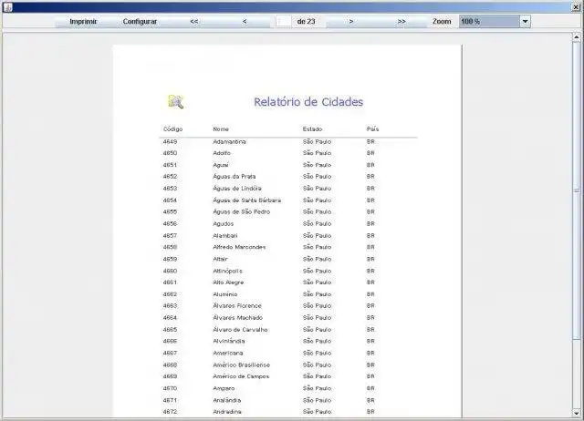 Download web tool or web app Java Print Reports and Documents