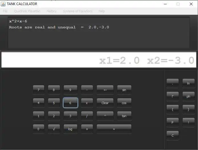 Download web tool or web app Java Quadratic  Calculator to run in Linux online