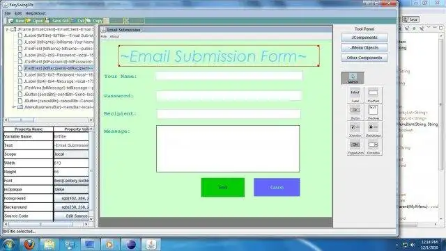 Download web tool or web app Java Swing GUI Editor